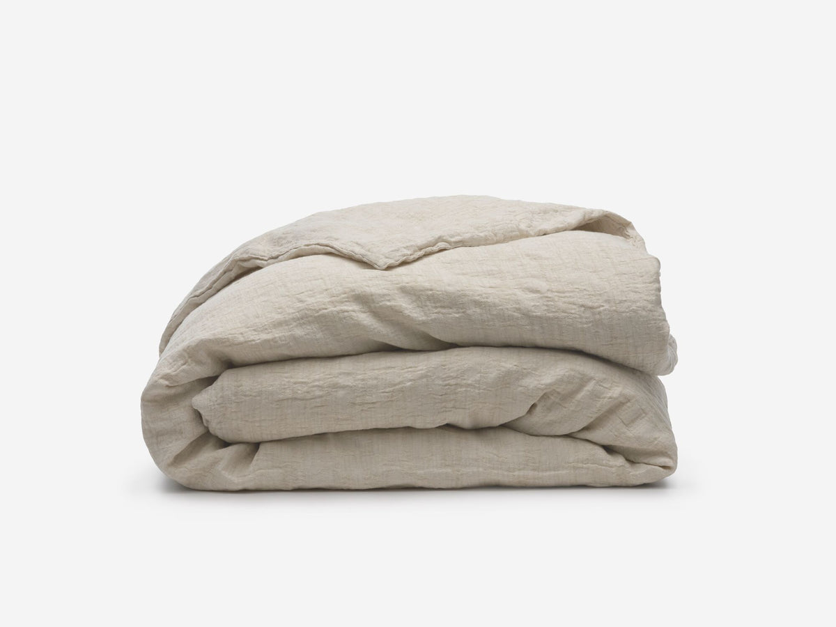 Au Lit Flax Duvet Cover – Queen