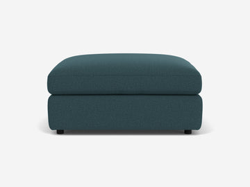 Everyday Storage Ottoman – Shallow (38.5") / Square / Fabric/Leather