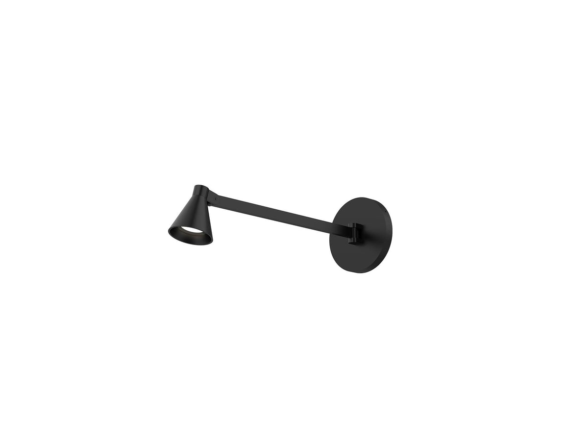 Dune Wall Sconce – 14" / Black – view 2
