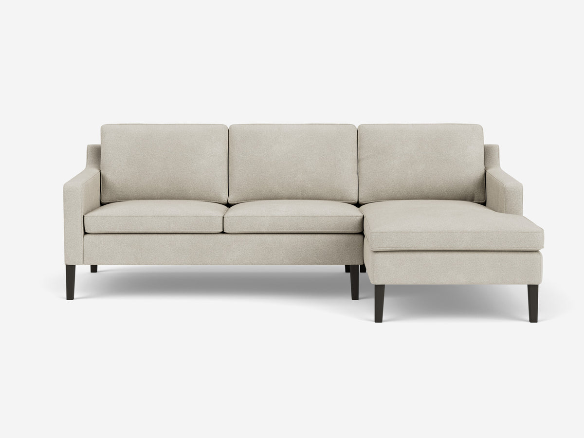 Ava Cloud with Onyx Legs - Right Hand Facing Chaise
