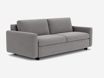 Mila Grey with Black Ash Legs - Narrow Arms
