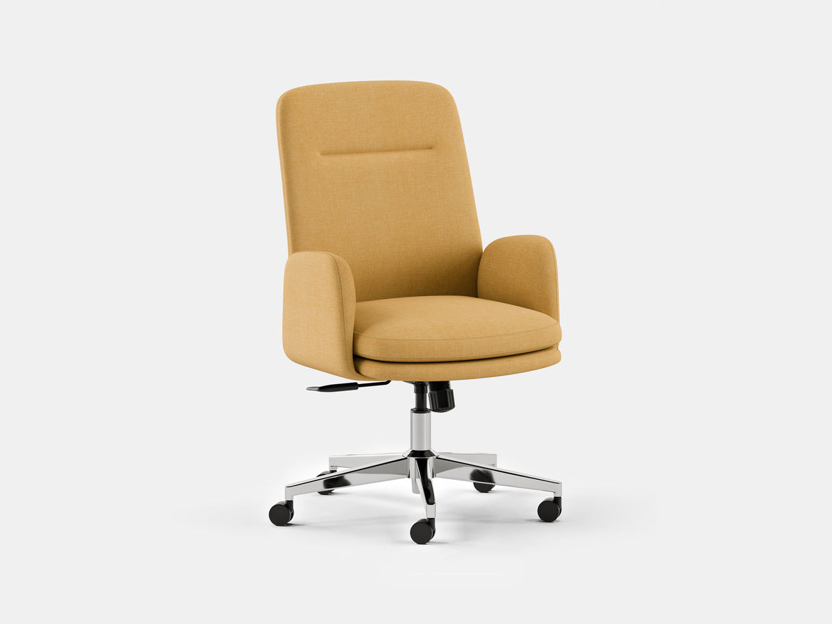 Softside Office Chair – High / Fabric / Sunflower