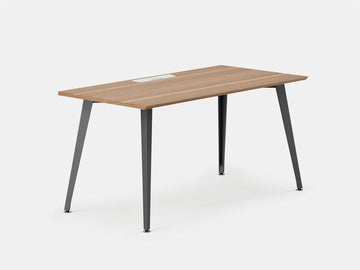 Office Desk – 60" x 30" / Charcoal / Walnut – view 2