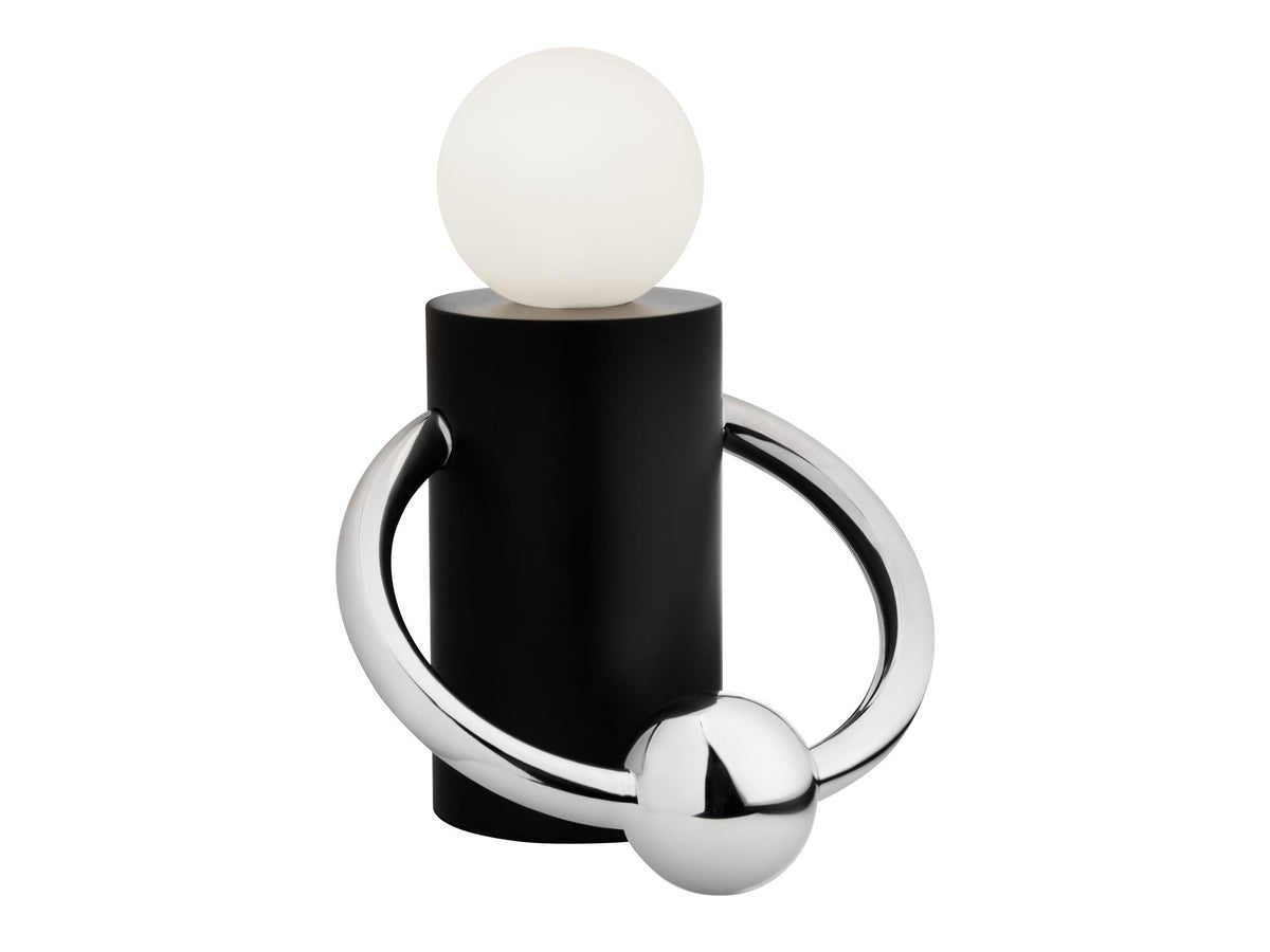 Septum Table Lamp – Matte Black/Chrome – view 2