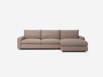 Plush - Straight Arms - Right Hand Facing Chaise