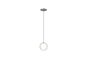 Bolla Pendant – Chrome/Clear Glass – view 2