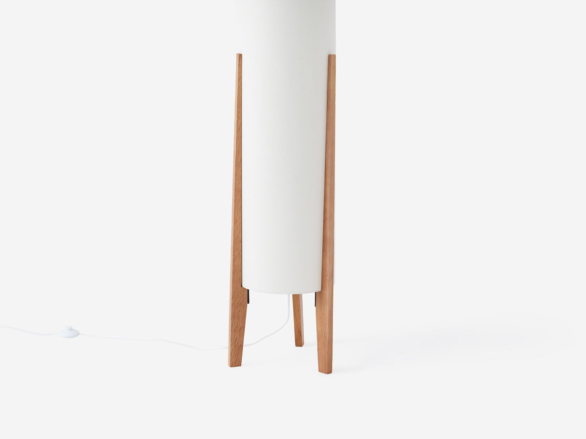 Tube Floor Lamp – Oak – view 2