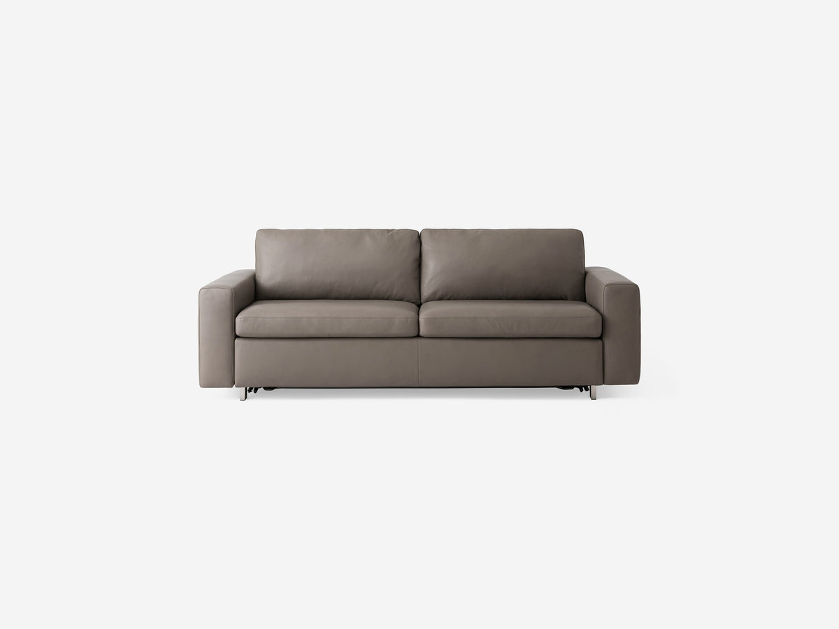 Reva Sleeper Sofa – Standard (8.3") / Queen / Leather / Reva Queen Core Leather