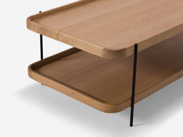 Sage Rectangular Coffee Table – Light Oak – view 4