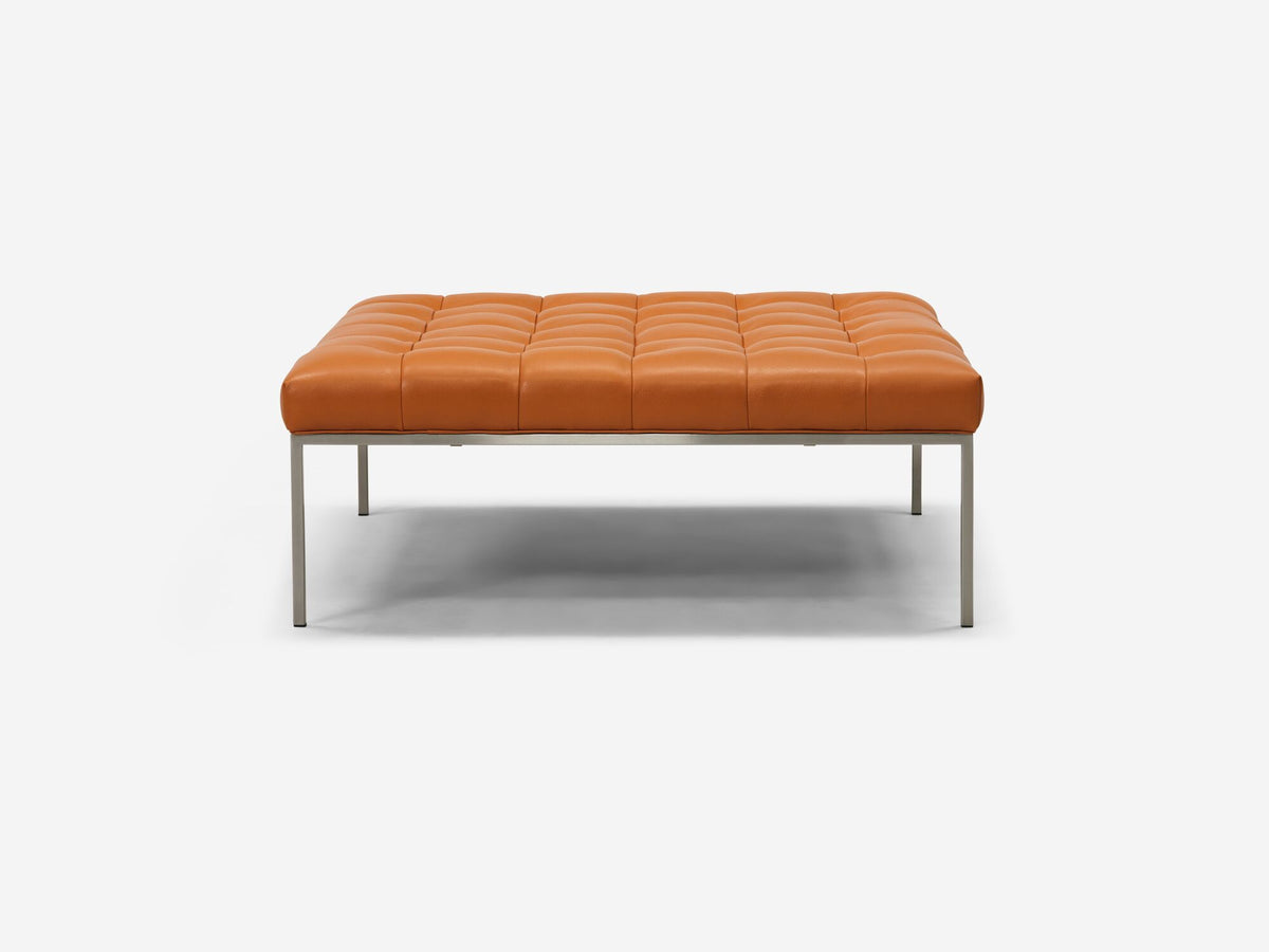 Donna Cognac with a Stainless Steel Base
