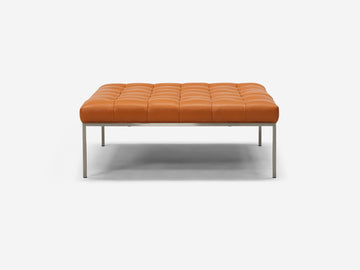 Donna Cognac with a Stainless Steel Base