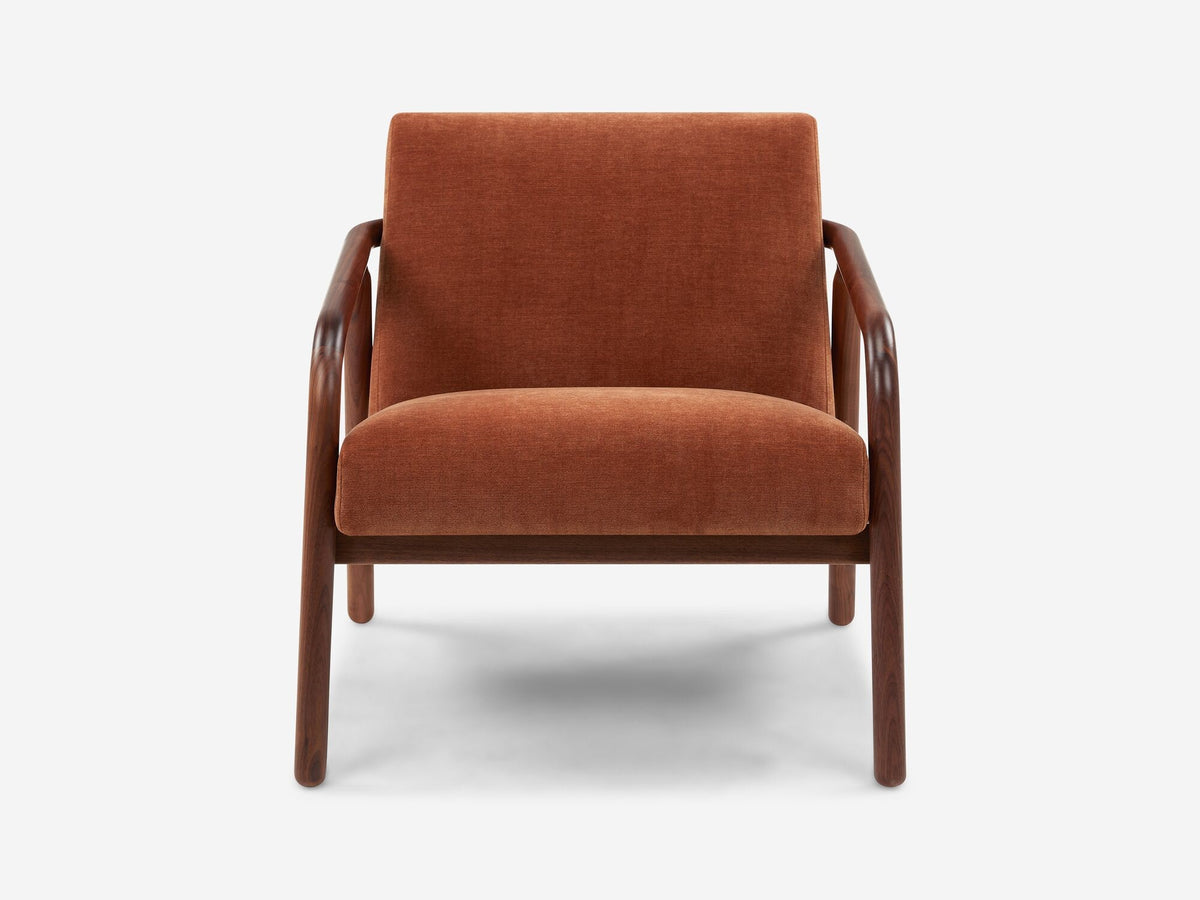 Addie Lounge Chair – Rust