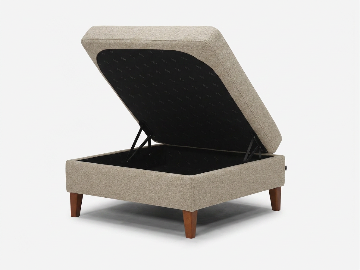 Square - Catrin Grecian Linen with Java legs