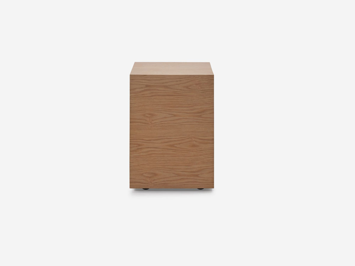 Marcel Pedestal – Oak – view 4