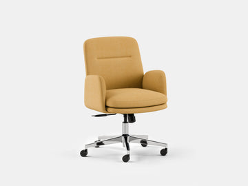 Softside Office Chair – Mid / Fabric / Sunflower