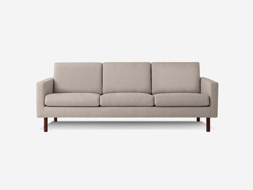 Panama Natural with Walnut legs - Plain Back - 87"
