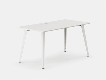 Office Desk – 60" x 30" / White / White – view 2