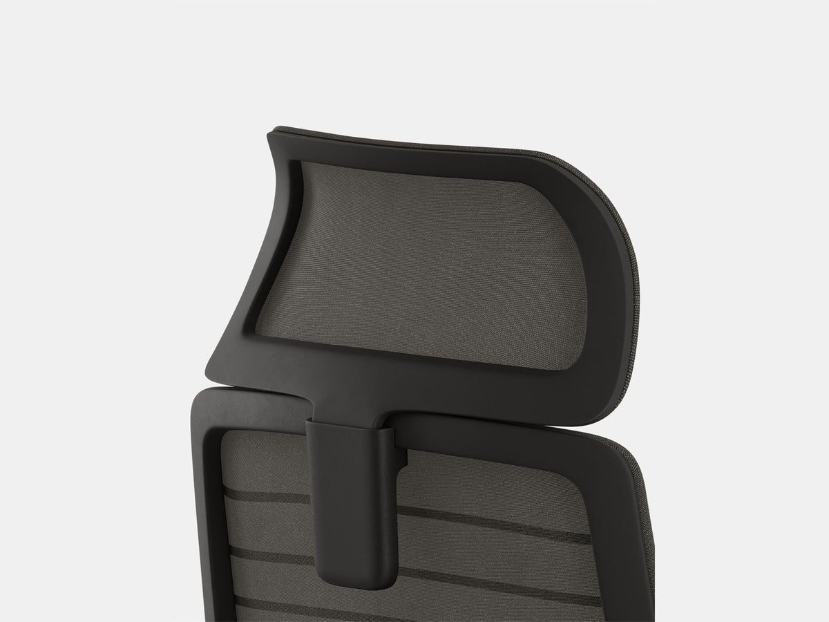 Ergonomic Headrest – Black (Black)