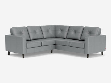 Montecristo warm grey avec pattes onyx - causeuse gauchère