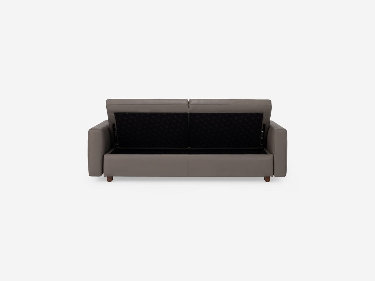 Suave Chrome with Walnut legs - Narrow arms