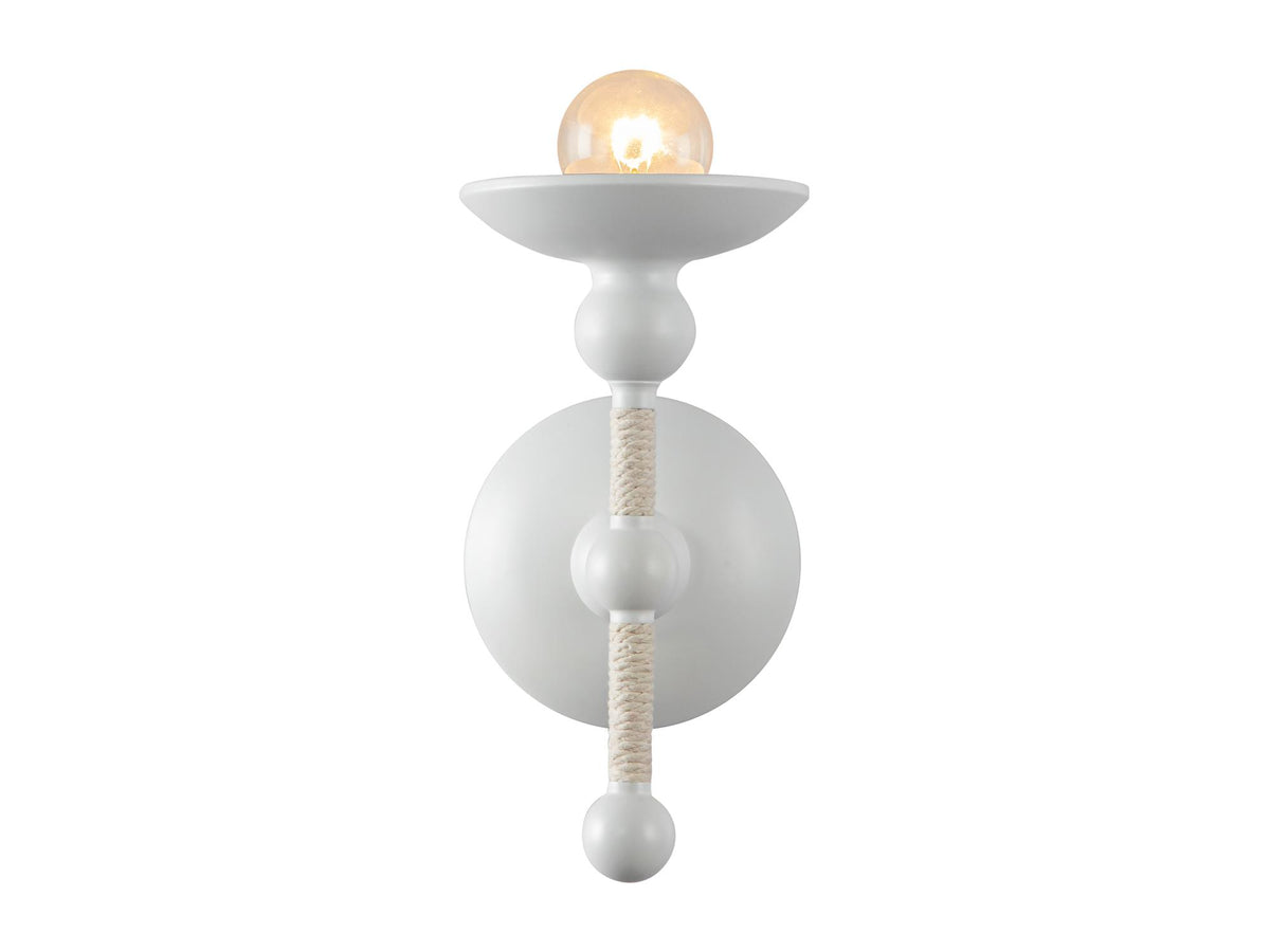 Nadine Wall Light – Matte White/Cotton – view 2