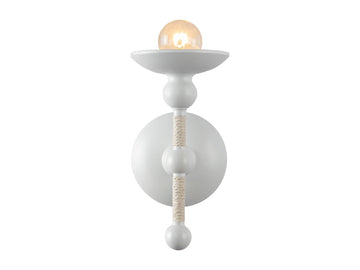 Nadine Wall Light – Matte White/Cotton – view 2