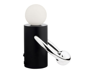 Septum Table Lamp – Matte Black/Chrome