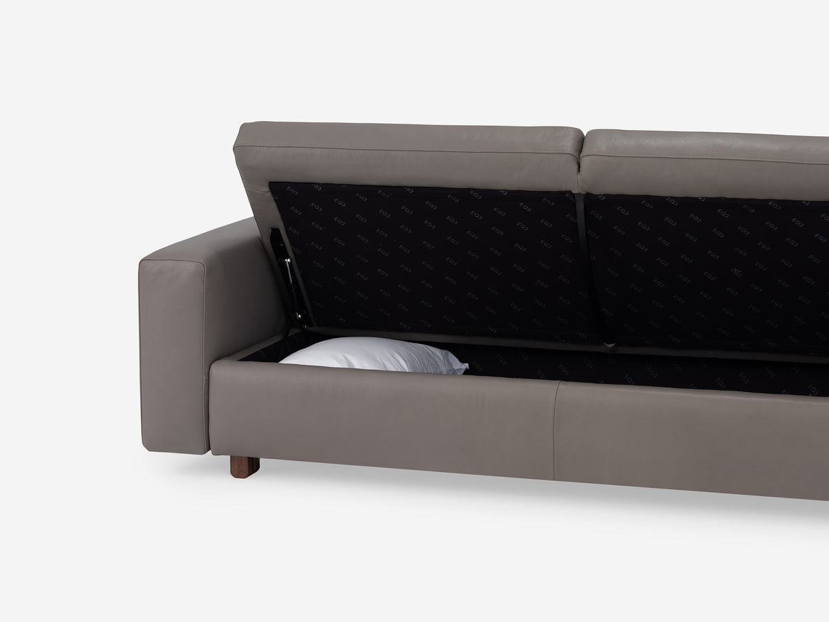Suave Chrome with Walnut legs - Standard arms
