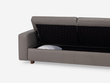 Suave Chrome with Walnut legs - Standard arms