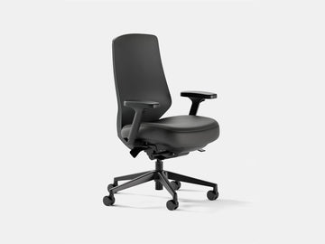 Ergonomic Pro Office Chair – Vegan Leather / Black