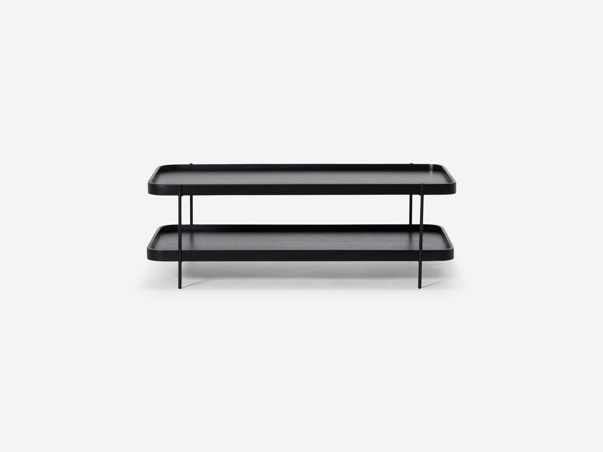 Sage Rectangular Coffee Table – Black Oak
