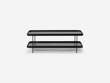 Sage Rectangular Coffee Table – Black Oak