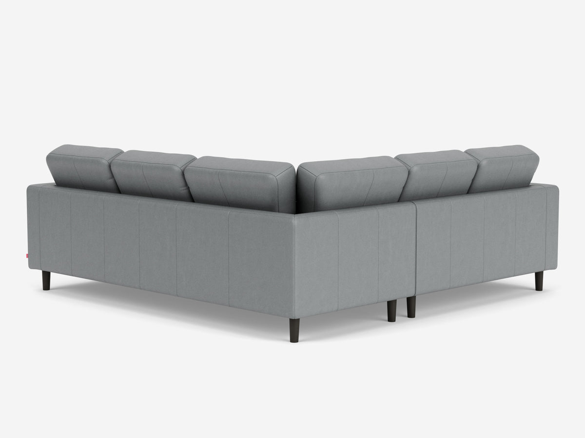 Montecristo warm grey avec pattes onyx - causeuse gauchère