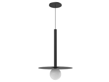 Elixir Pendant – 18" with Disc / Black