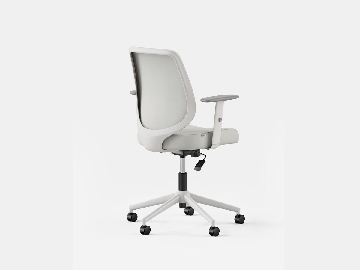 Daily Office Chair – Vegan leather / Limestone – view 2