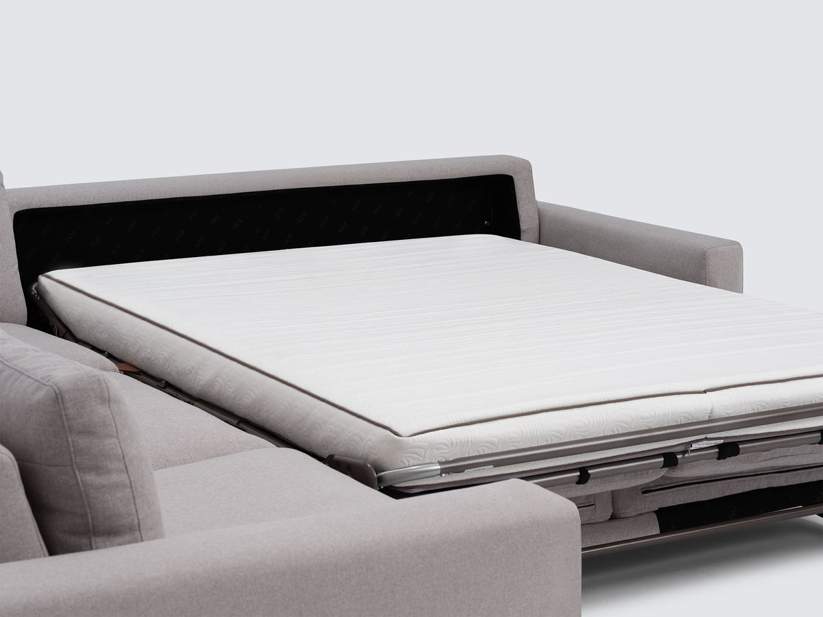 Ava Cloud with Stainless Steel Legs - Narrow Arms - Left Hand Facing Loveseat