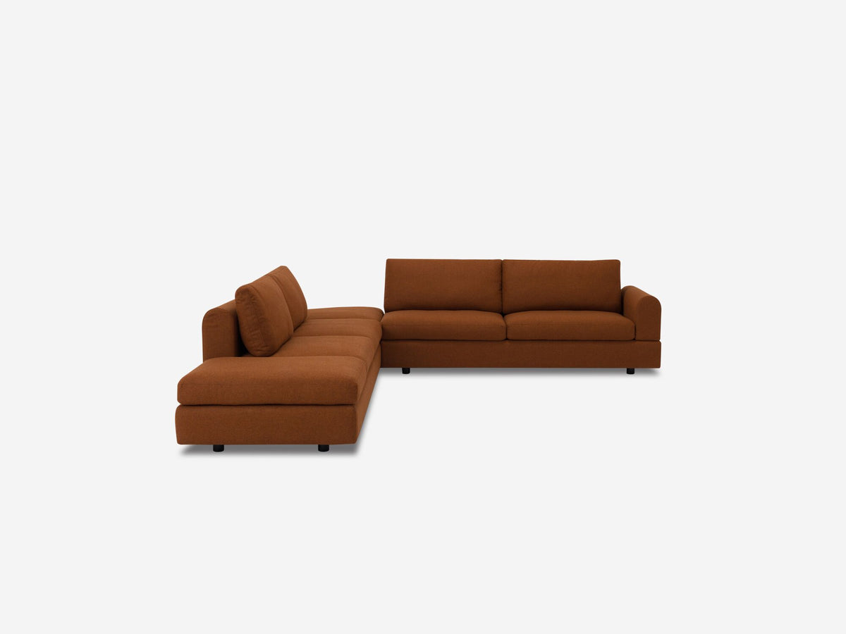 Lana Burnt Orange - Right Hand Facing Loveseat