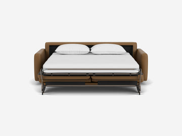 Reva Sleeper Sofa – Narrow (6.3") / Queen / Leather / Reva Narrow Queen Core Leather – view 2
