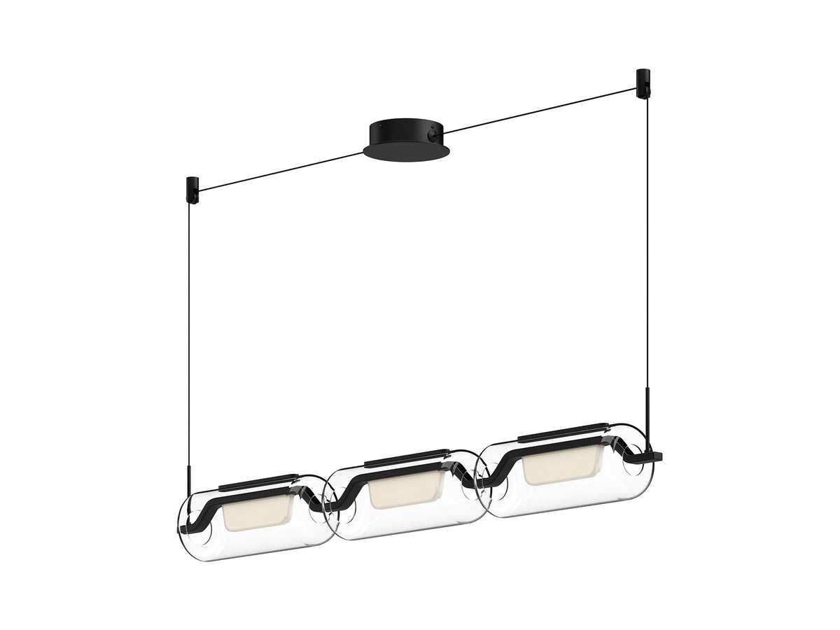 Hilo Linear Pendant – Black