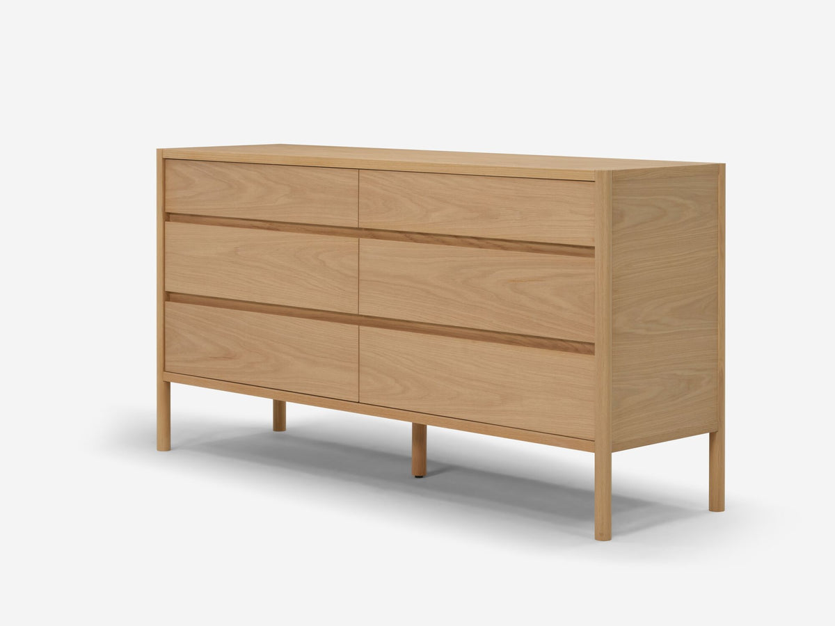 Monarch Double Dresser – Oak – view 2