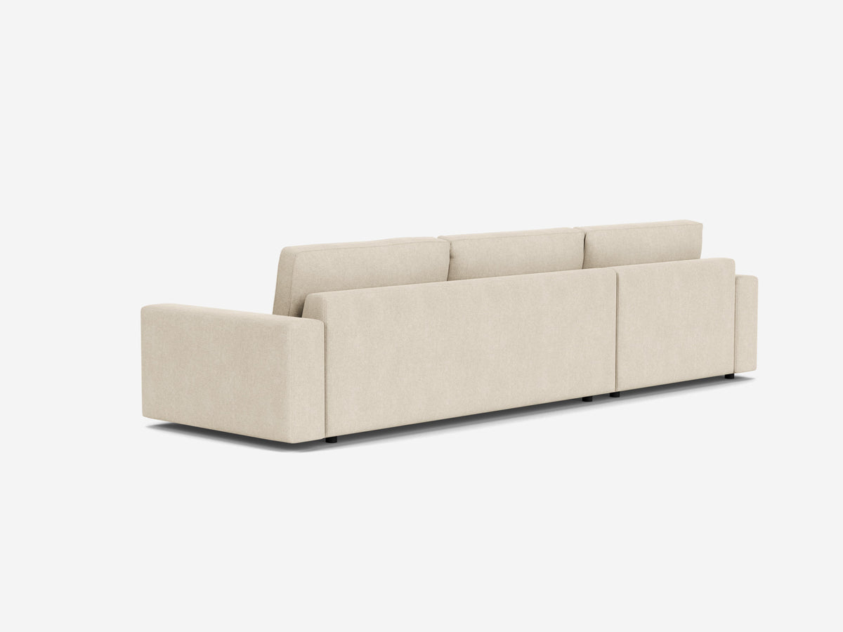 Coda Beach - Left Hand Facing Chaise - Straight Arms - 1.5" Legs