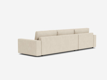 Coda Beach - Left Hand Facing Chaise - Straight Arms - 1.5" Legs