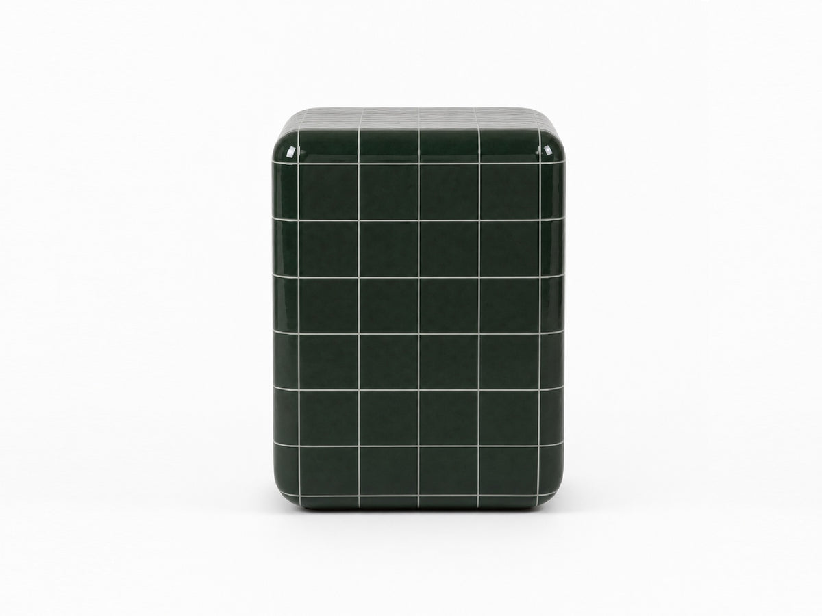 Tile End Table – Green