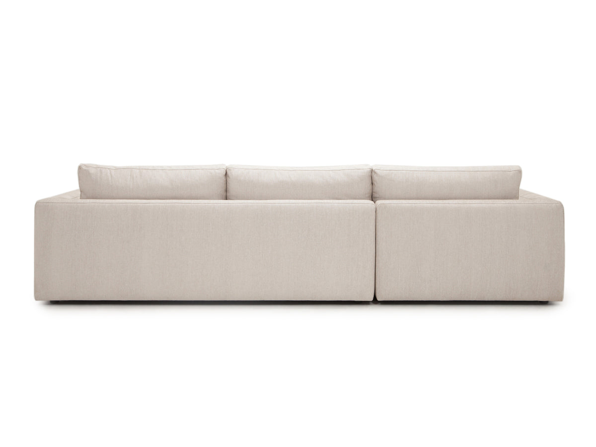Coda Beach - Left Hand Facing Chaise - Angled Arms - 1.5" Legs