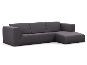Grade 30 Jet Ash - Right Hand Facing Chaise