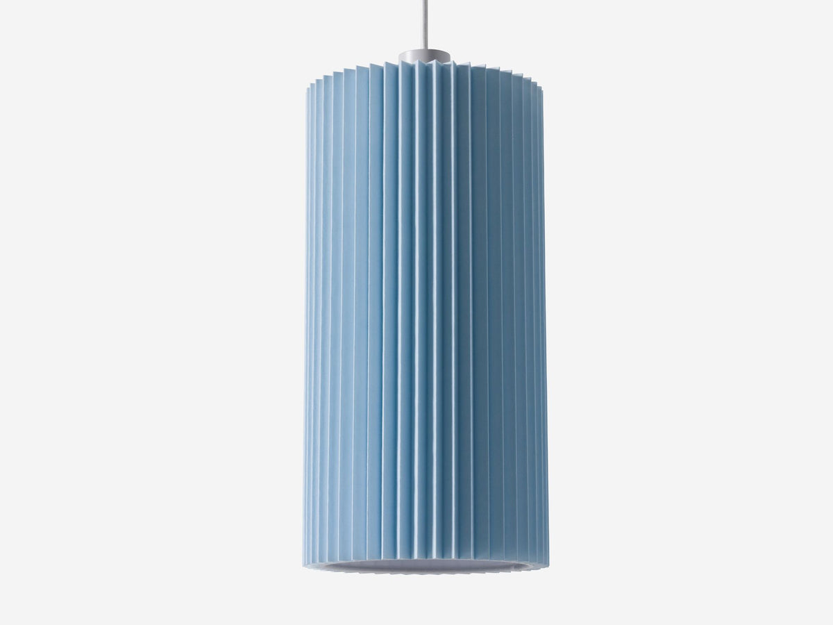 Custom Pleat Cylinder Pendant – view 3