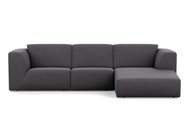 Grade 30 Jet Ash - Right Hand Facing Chaise