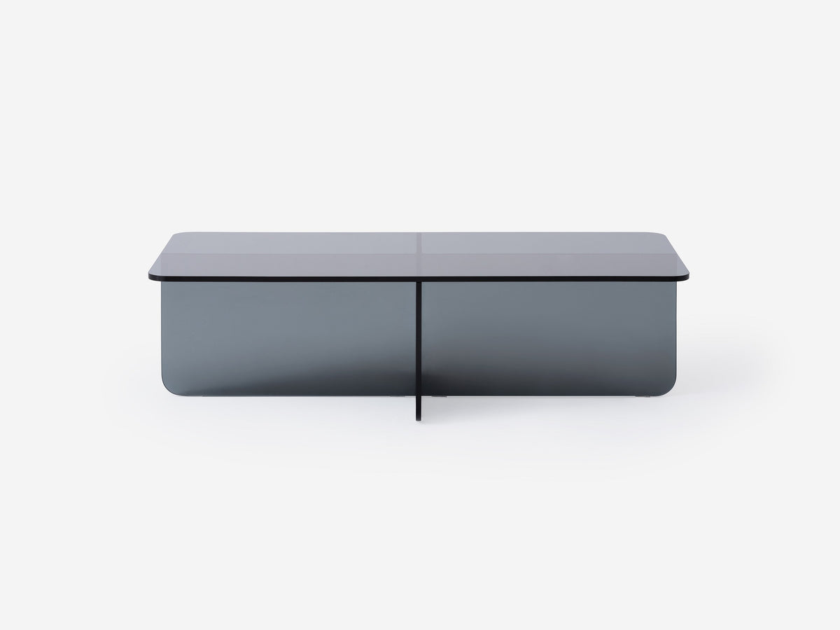 Verre Rectangular Coffee Table – Grey