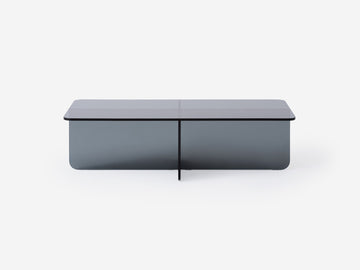 Verre Rectangular Coffee Table – Grey