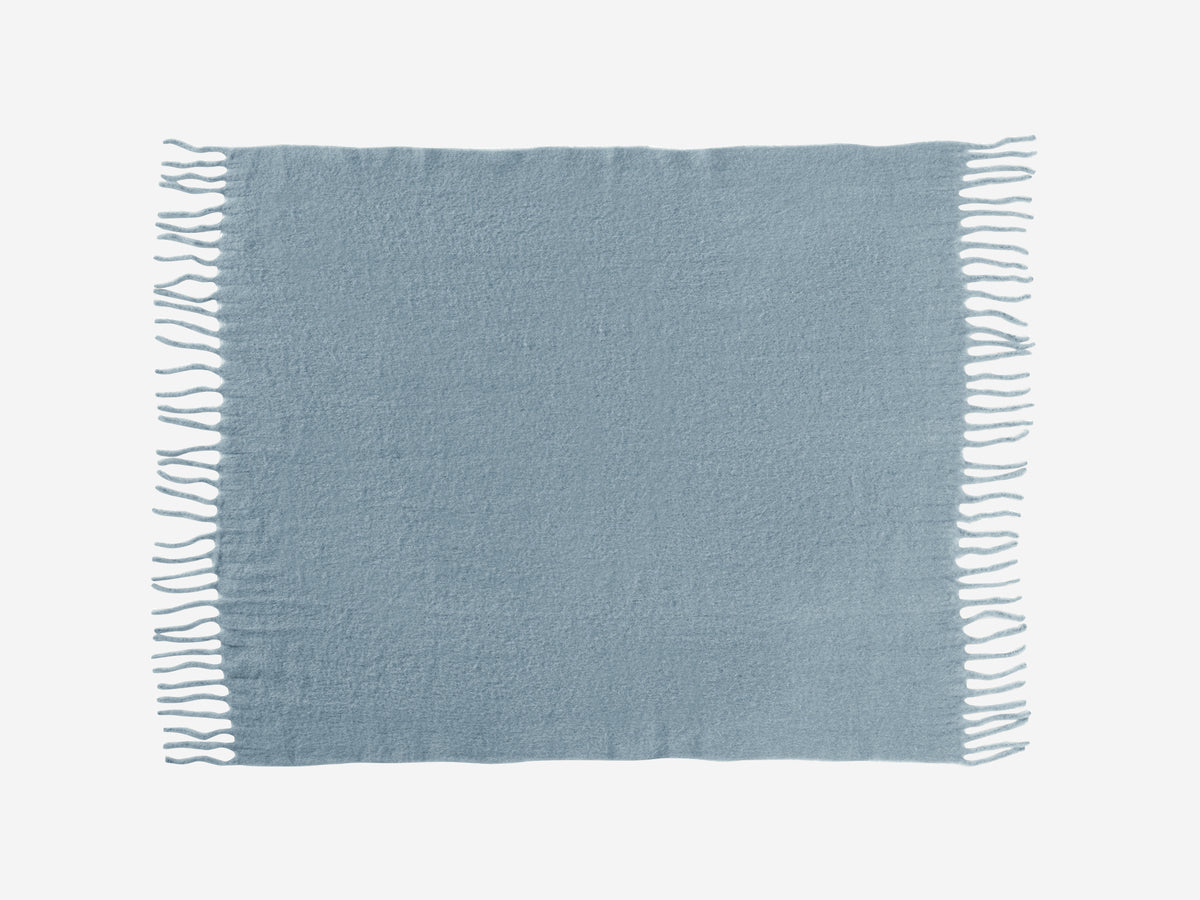 Wooly Throw – Sky – view 2